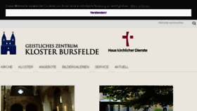 What Kloster-bursfelde.de website looked like in 2018 (5 years ago)