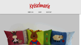 What Kroeselmarie.de website looked like in 2018 (5 years ago)