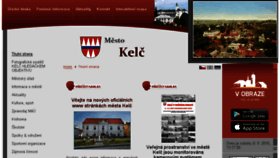 What Kelc.cz website looked like in 2018 (5 years ago)