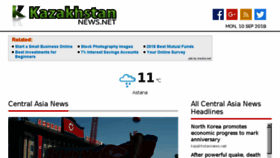What Kazakhstannews.net website looked like in 2018 (5 years ago)