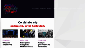 What Kortowiada.pl website looked like in 2018 (5 years ago)