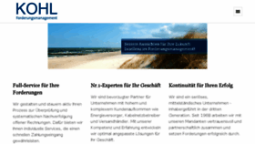 What Kohlkg.de website looked like in 2018 (5 years ago)