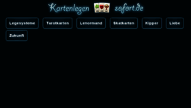 What Kartenlegen-sofort.de website looked like in 2018 (5 years ago)