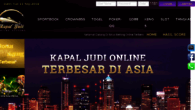 What Kapaljudi.info website looked like in 2018 (5 years ago)