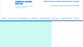 What Kenodinet.com website looked like in 2018 (5 years ago)