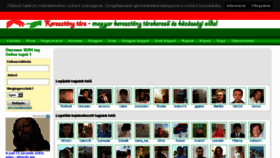 What Keresztenytars.net website looked like in 2018 (7 years ago)