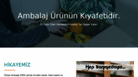 What Konyaozkanambalaj.com website looked like in 2018 (5 years ago)