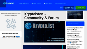 What Krypto.ist website looked like in 2018 (5 years ago)