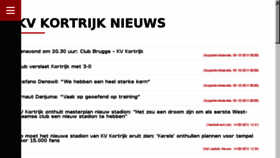 What Kvknieuws.be website looked like in 2018 (6 years ago)