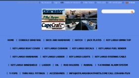 What Keylargoboatparts.com website looked like in 2018 (7 years ago)