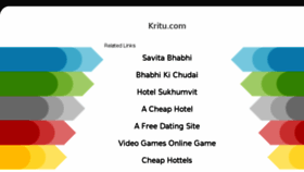 What Kritu.com website looked like in 2018 (5 years ago)