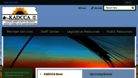 What Kadcca.org website looked like in 2018 (6 years ago)