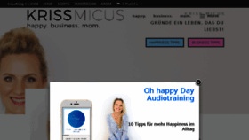 What Krissmicus.de website looked like in 2018 (5 years ago)