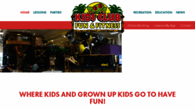 What Kidsclub4fun.com website looked like in 2018 (5 years ago)