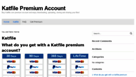 What Katfilepremium.com website looked like in 2018 (5 years ago)