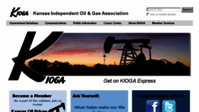 What Kioga.org website looked like in 2018 (5 years ago)