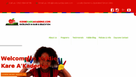 What Kiddiekareakademie.com website looked like in 2018 (5 years ago)