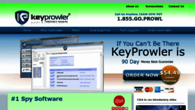 What Keyprowler.com website looked like in 2018 (5 years ago)