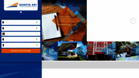 What Kereta-api.co.id website looked like in 2018 (5 years ago)