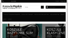 What Koszule-meskie.net.pl website looked like in 2018 (5 years ago)