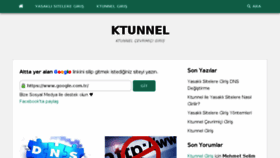 What Ktunnel.site website looked like in 2018 (5 years ago)