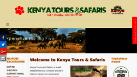 What Kenyatoursandsafaris.com website looked like in 2018 (5 years ago)