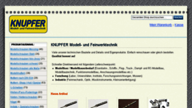 What Knupfershop.de website looked like in 2018 (5 years ago)