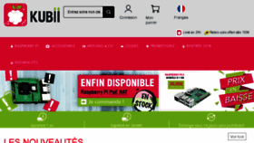 What Kubii.fr website looked like in 2018 (5 years ago)