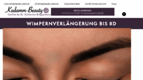 What Kudamm-beauty.de website looked like in 2018 (5 years ago)