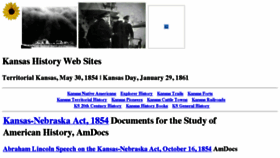 What Kansashistory.us website looked like in 2018 (5 years ago)