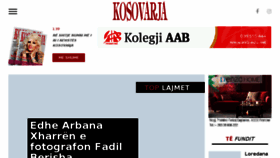 What Kosovarja-ks.com website looked like in 2018 (5 years ago)