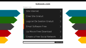 What Kokoom.com website looked like in 2018 (5 years ago)