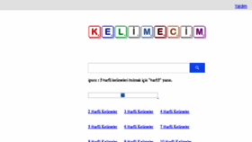 What Kelimecim.com website looked like in 2018 (5 years ago)