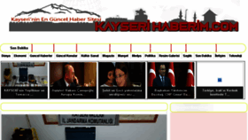 What Kayserihaberim.com website looked like in 2018 (5 years ago)