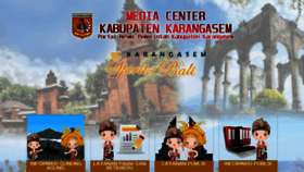 What Karangasemkab.go.id website looked like in 2018 (5 years ago)
