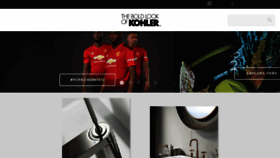 What Kohler.co.uk website looked like in 2018 (5 years ago)