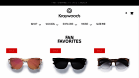 What Kraywoods.com website looked like in 2018 (5 years ago)