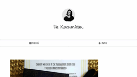 What Konsumfrau.de website looked like in 2018 (5 years ago)