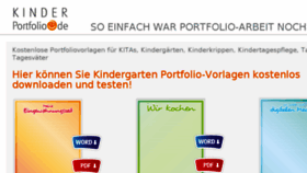 What Kindergarten-portfolio-vorlagen-kostenlos.de website looked like in 2018 (5 years ago)