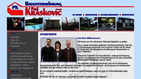 What Kraskovic.de website looked like in 2018 (5 years ago)