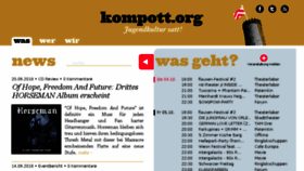 What Kompott.org website looked like in 2018 (5 years ago)