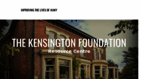 What Kensingtonfoundation.com website looked like in 2018 (5 years ago)