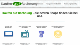 What Kaufen--auf-rechnung.de website looked like in 2018 (5 years ago)