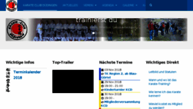 What Karate-duedingen.ch website looked like in 2018 (5 years ago)