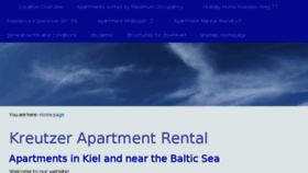 What Kiel-apartments.de website looked like in 2018 (5 years ago)