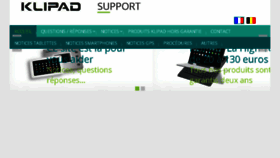 What Klipad-support.com website looked like in 2018 (5 years ago)