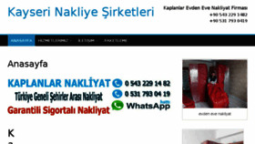 What Kayserinakliyesirketleri.com website looked like in 2018 (5 years ago)