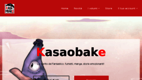 What Kasaobake.it website looked like in 2018 (5 years ago)