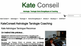 What Kateconseil.com website looked like in 2018 (5 years ago)