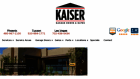 What Kaisergarage.com website looked like in 2018 (5 years ago)
